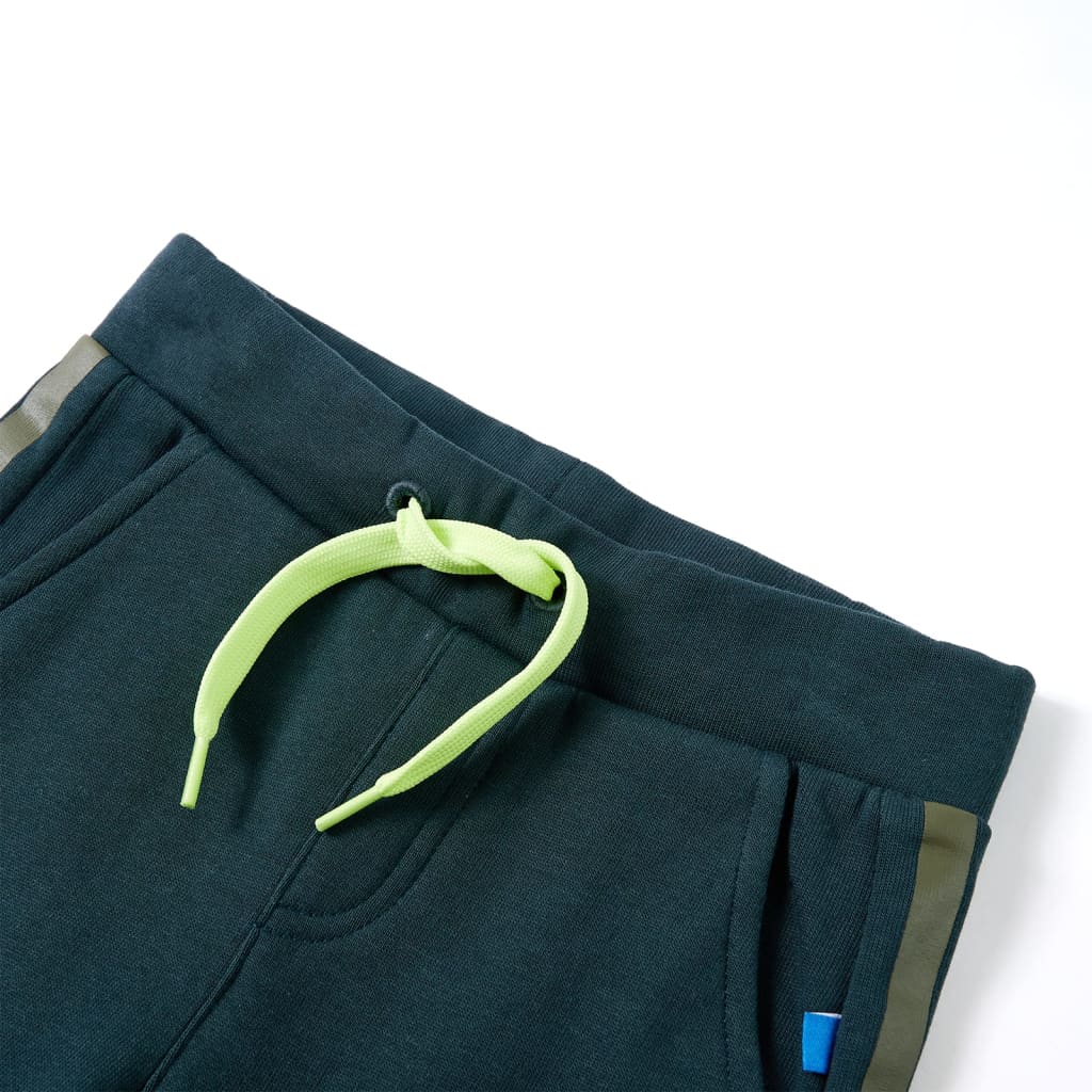 Vidaxl Pantalon de jogging pour enfants avec Trekkoord 116 Mossgroen