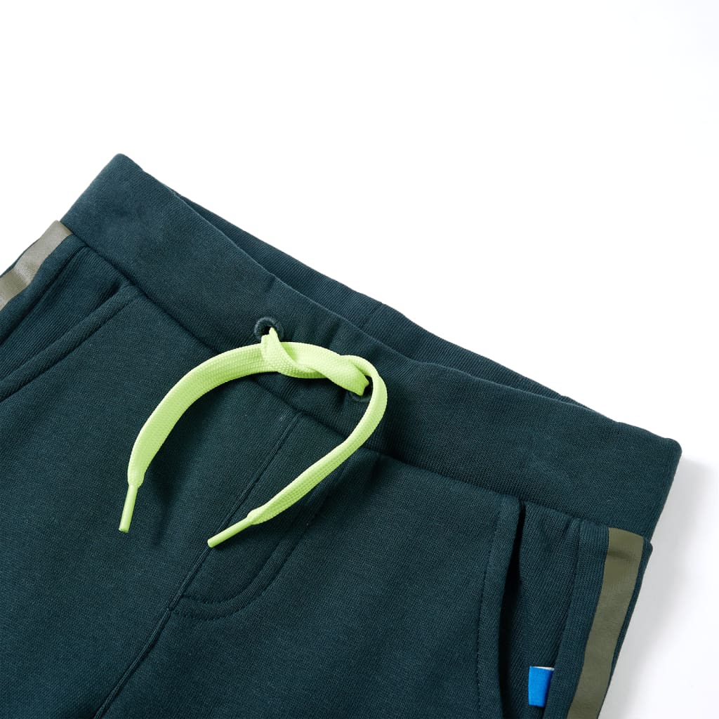 Vidaxl Pantalon de jogging pour enfants avec cordon 128 Mossgroen