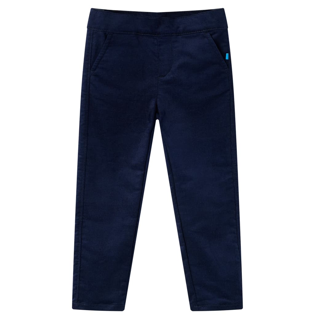 Vidaxl Kinderbroek 140 bleu marine foncé