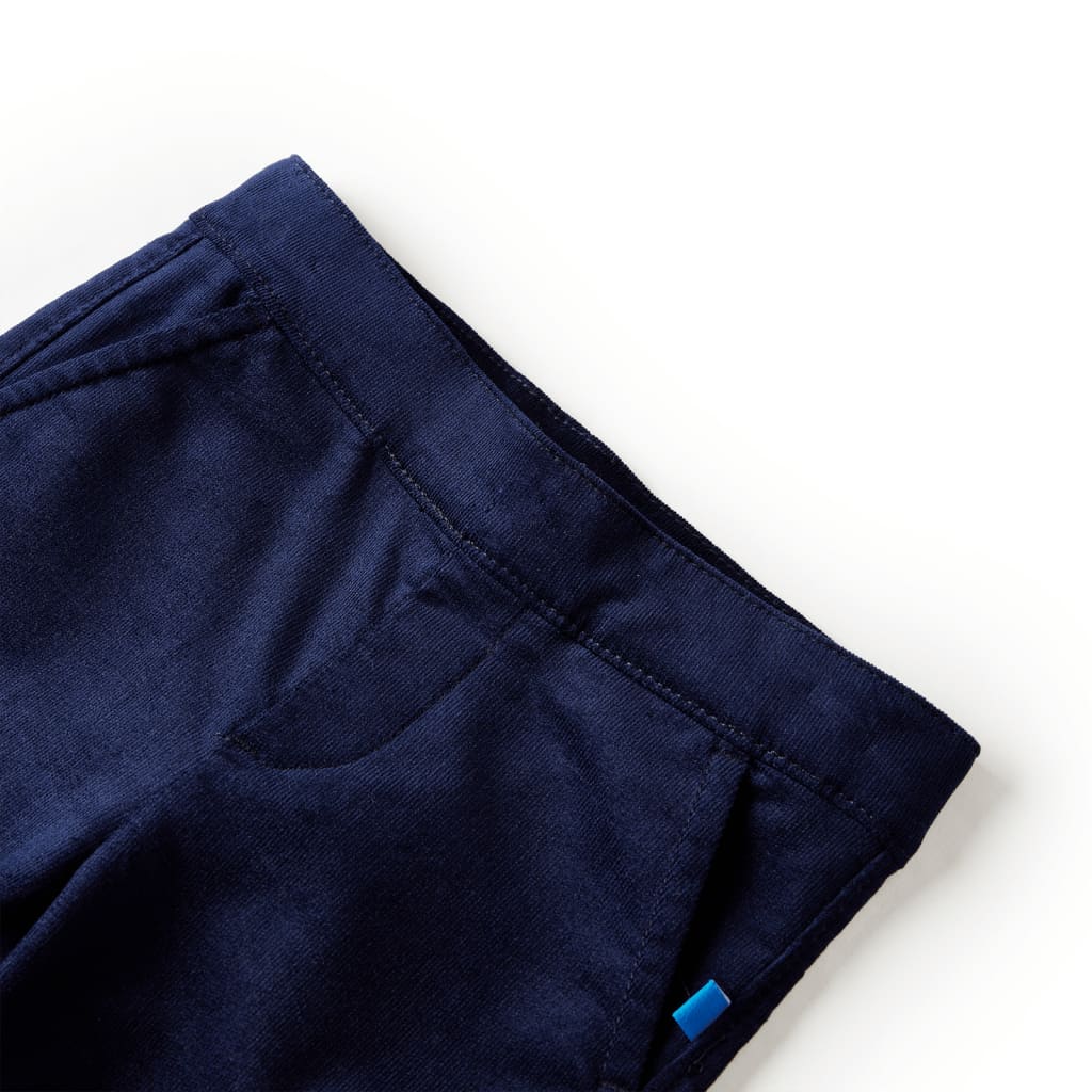 Vidaxl Kinderbroek 140 bleu marine foncé