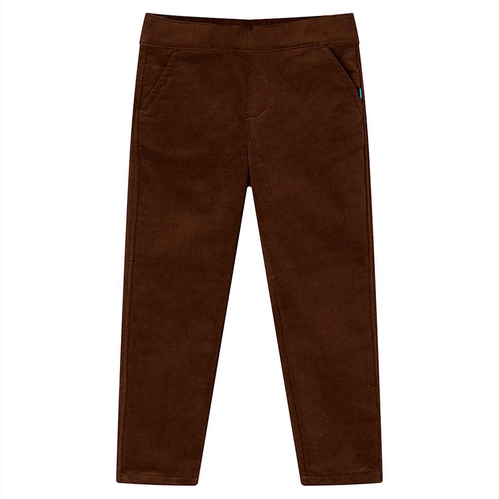 Vidaxl Kinderbroek 92 Cognac -Colored