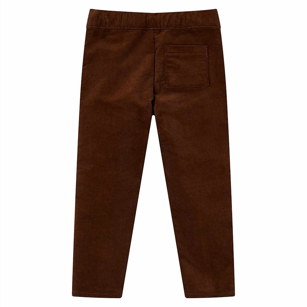 Vidaxl Kinderbroek 92 Cognac -Colored