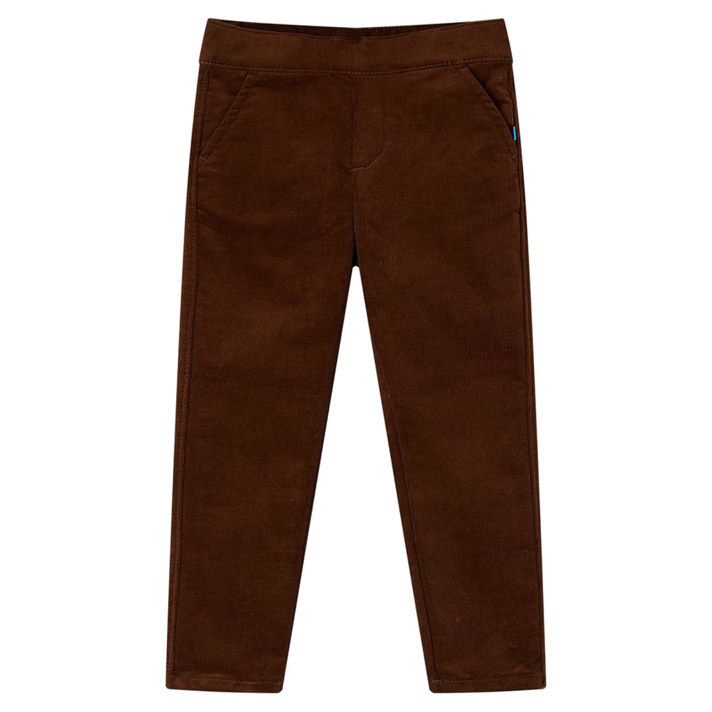 Vidaxl kinderbroek 116 cognac -colored