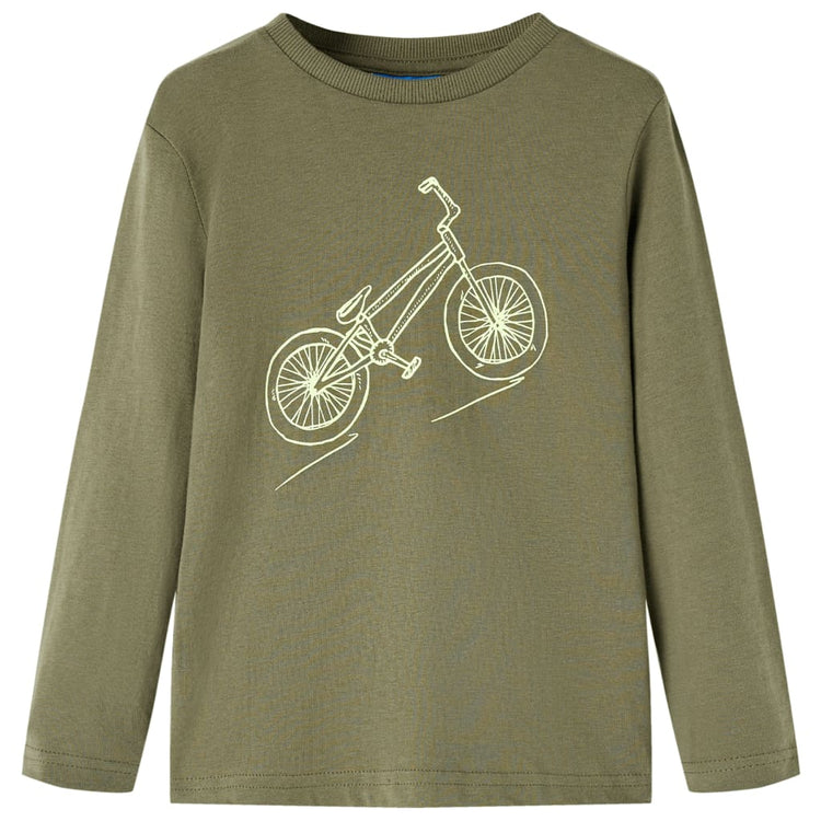 Vidaxl Child's Shirt à manches longues 92 Kakikientig