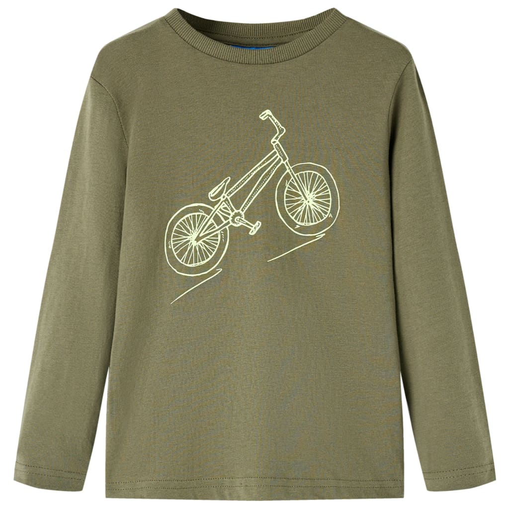 Vidaxl Child's Shirt à manches longues 116 Kakikientig