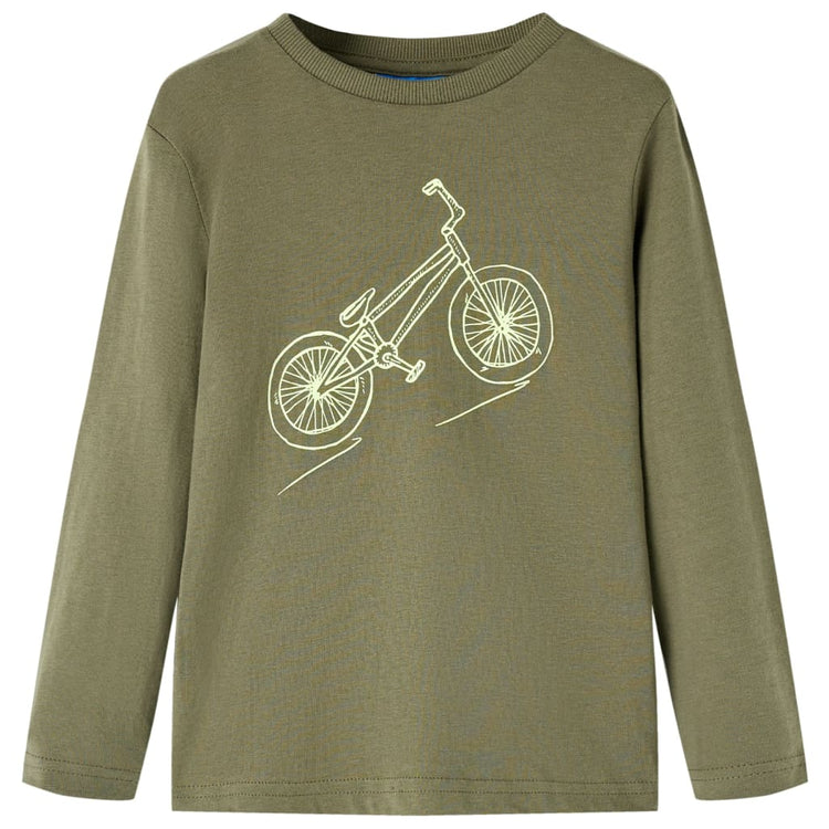 Vidaxl Child's Shirt à manches longues 116 Kakikientig