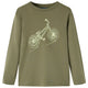 Vidaxl Child's Shirt à manches longues 116 Kakikientig