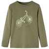 Vidaxl Child's Shirt à manches longues 128 Kakikientig
