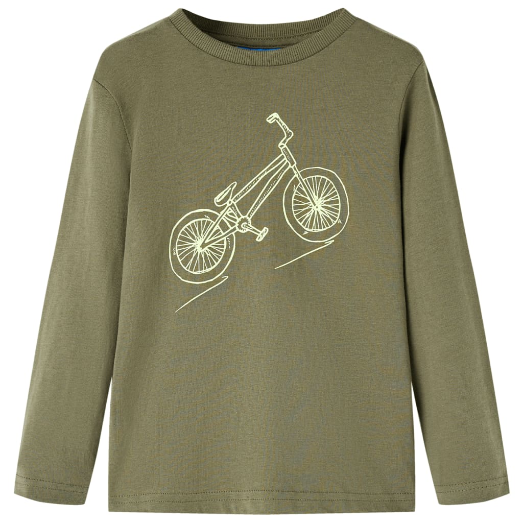 Vidaxl Child's Shirt à manches longues 128 Kakikientig