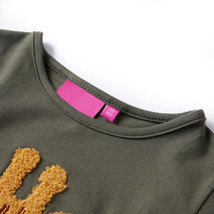Vidaxl Child's Shirt à manches longues 92 Kakikientig