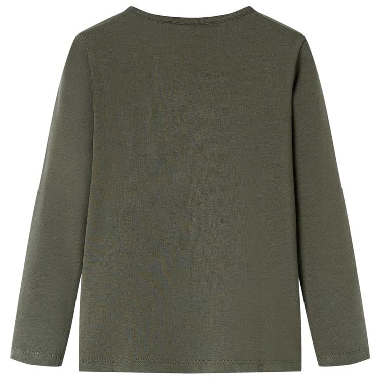 Vidaxl Child's Shirt à manches longues 116 Kakikientig