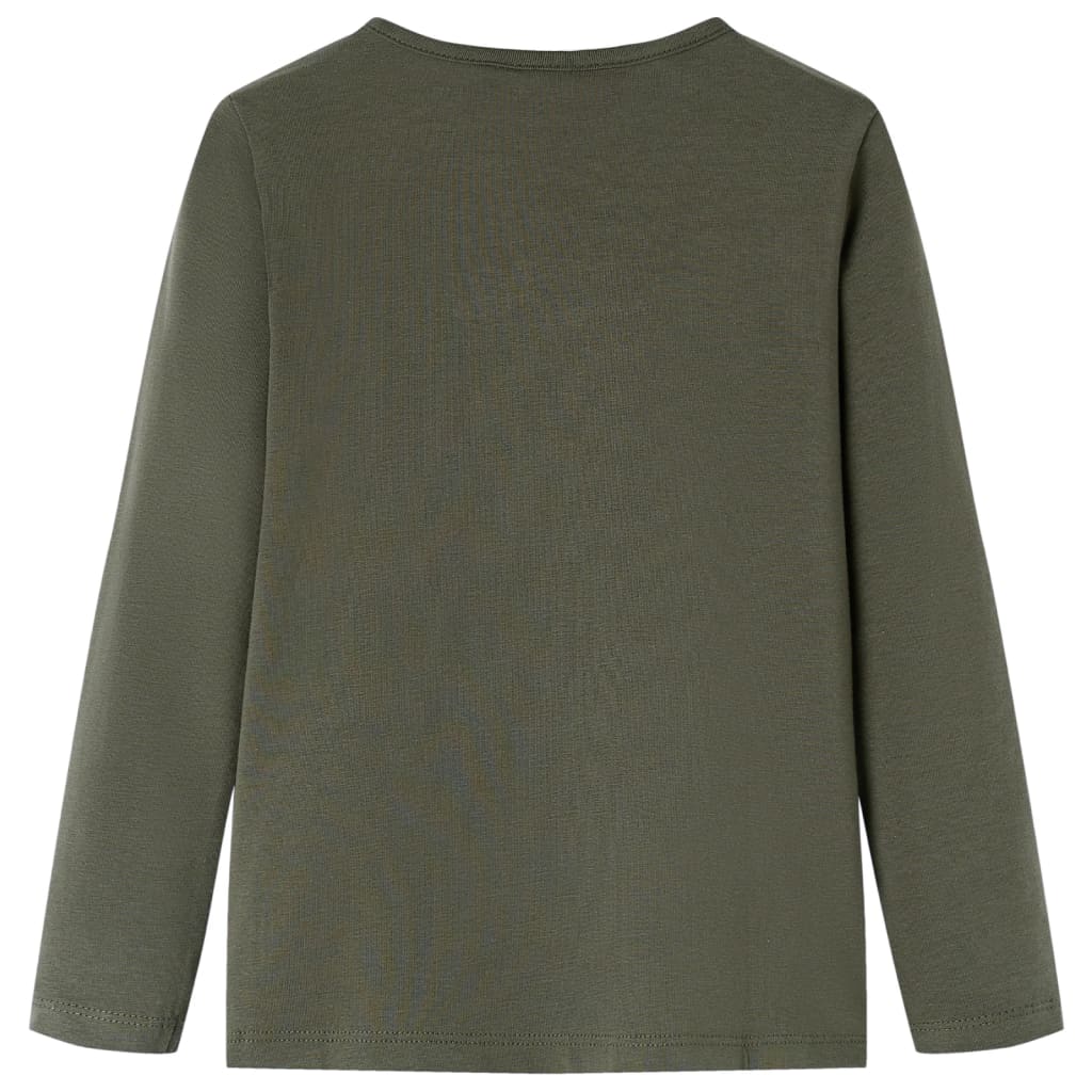 Vidaxl Child's Shirt à manches longues 128 Kakikientig