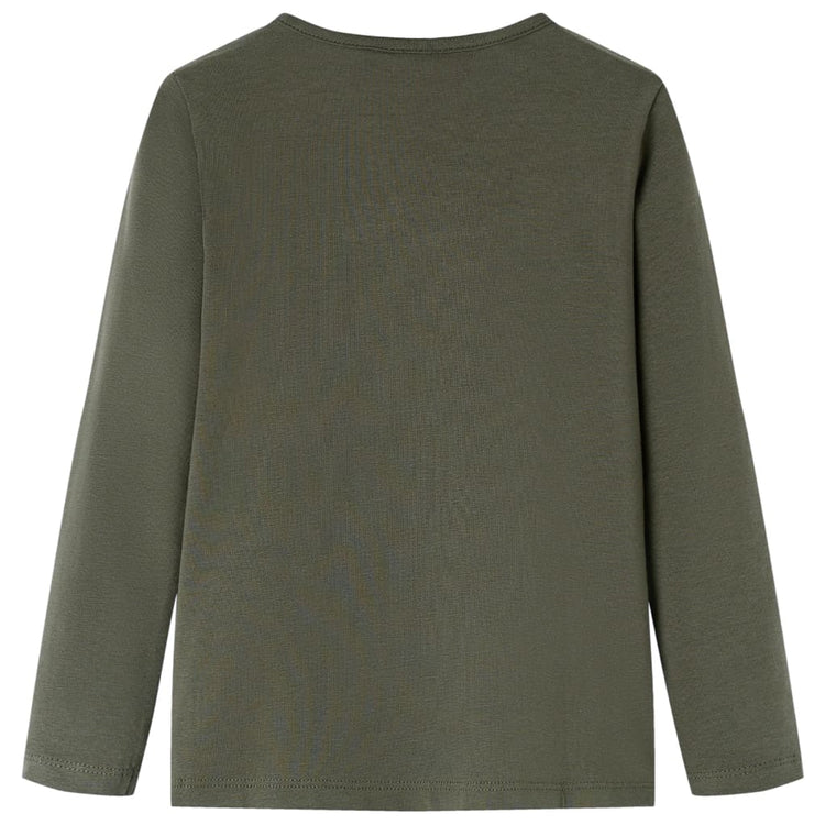 Vidaxl Child's Shirt à manches longues 128 Kakikientig