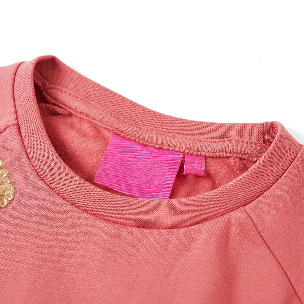 Pull pour enfants Vidaxl 116 Old Pink