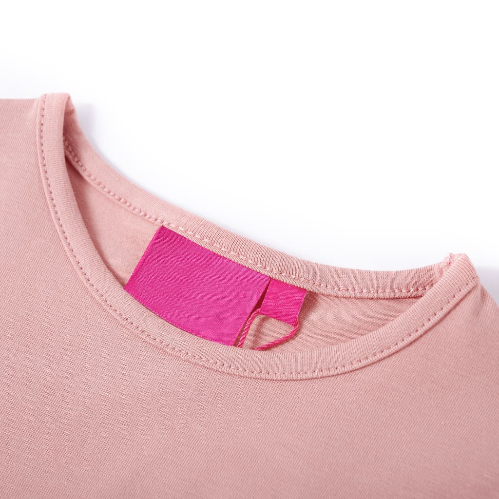 Vidaxl Child's Shirt à manches longues 92 rose clair