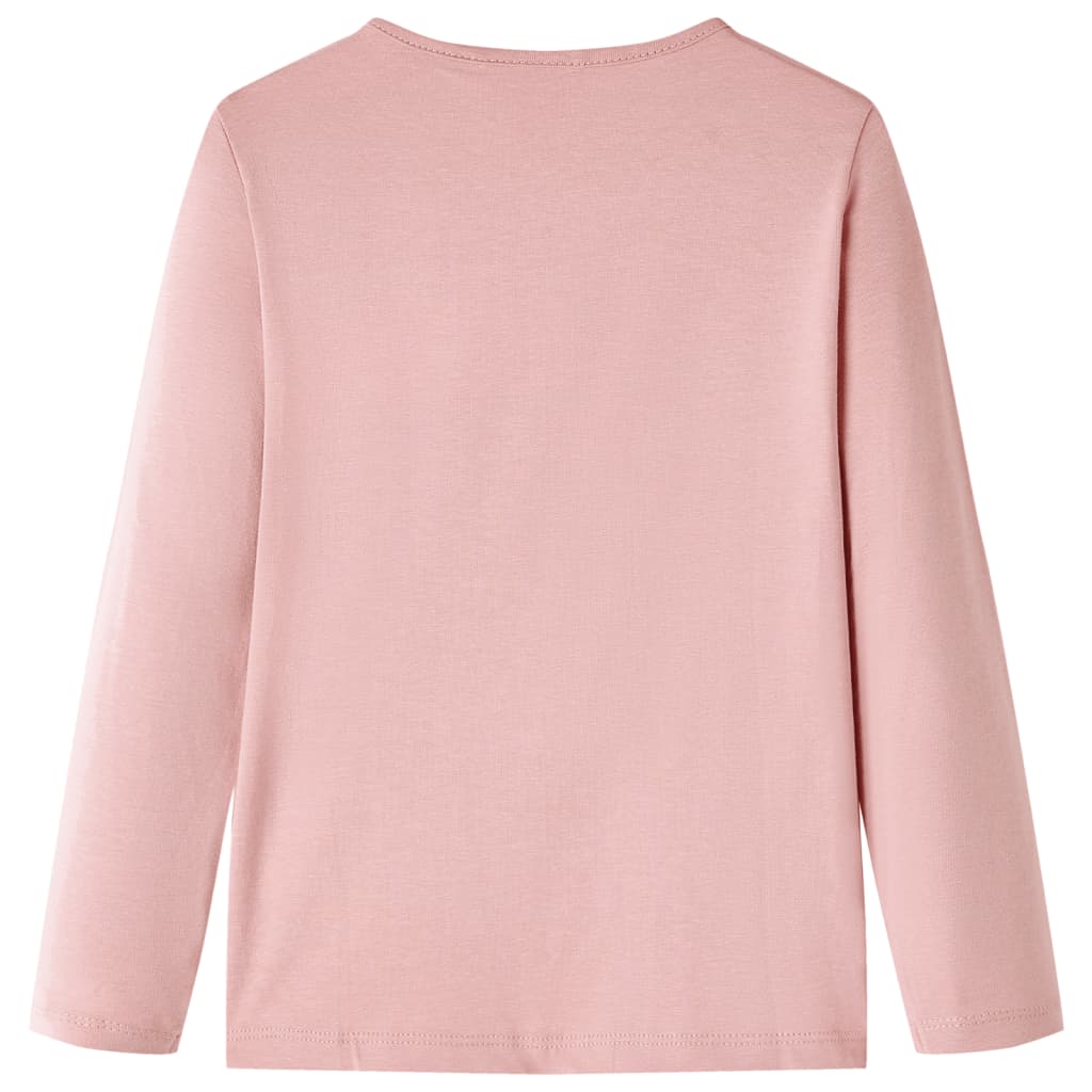 Vidaxl Child's Shirt à manches longues 128 rose clair