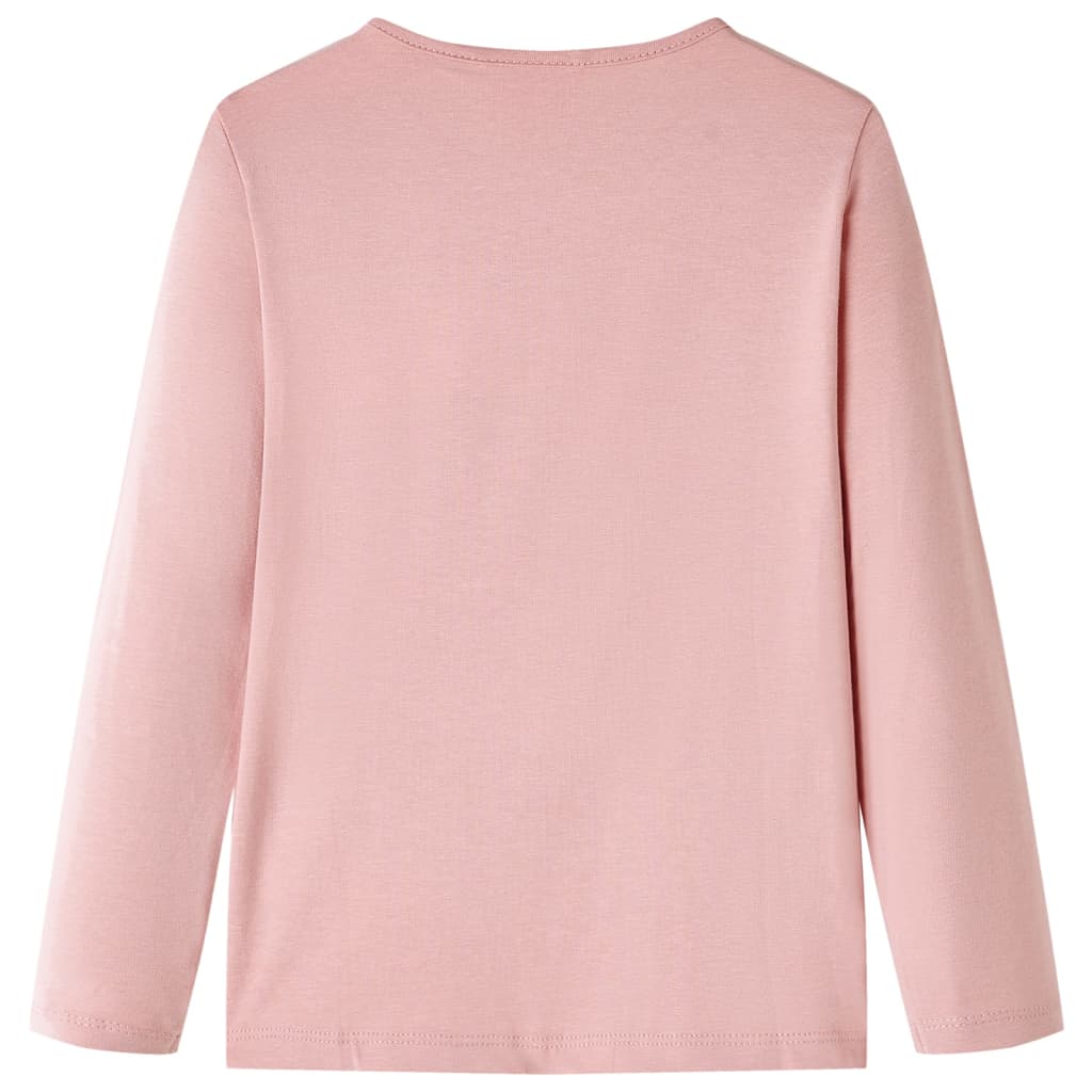 Vidaxl Child's Shirt à manches longues 140 rose clair