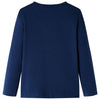 Vidaxl Child's Shirt à manches longues 116 bleu marine