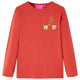 Vidaxl Child's Shirt à manches longues 128 Brown rougeâtre