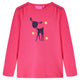 Vidaxl Child's Shirt à manches longues 116 rose vif