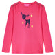 Vidaxl Child's Shirt à manches longues 140 rose vif