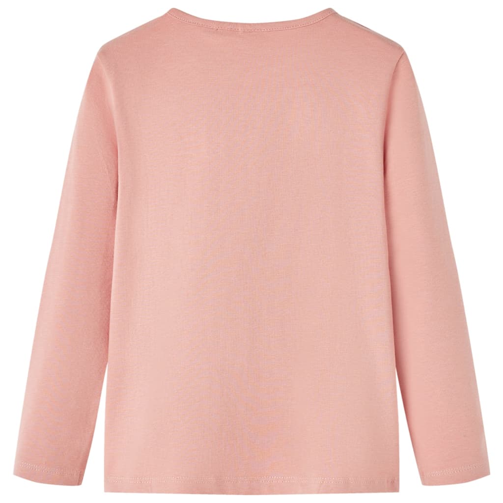 Vidaxl Child's Shirt à manches longues 92 rose clair