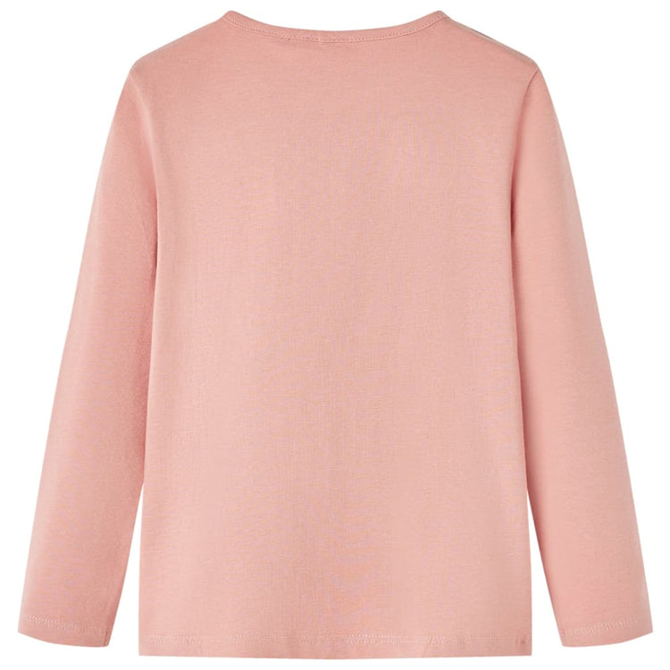 Vidaxl Child's Shirt à manches longues 128 rose clair