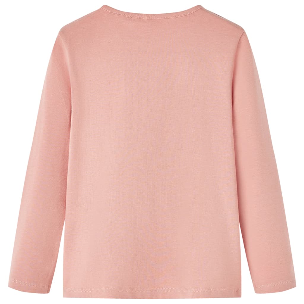 Vidaxl Child's Shirt à manches longues 140 rose clair