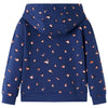 Vidaxl gilet pour enfants avec capuche 140 bleu marine