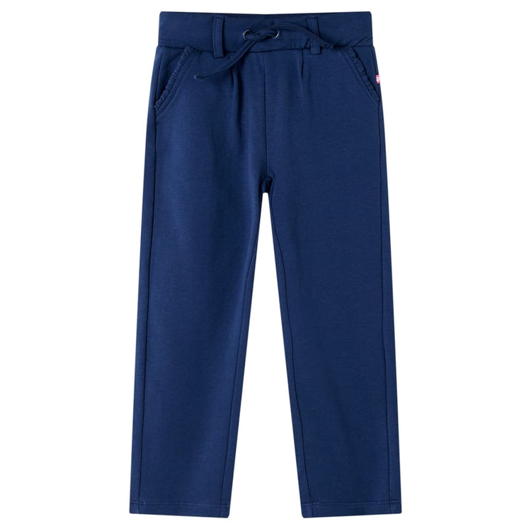 Vidaxl Kinderbroek avec cordonnage 92 bleu marine
