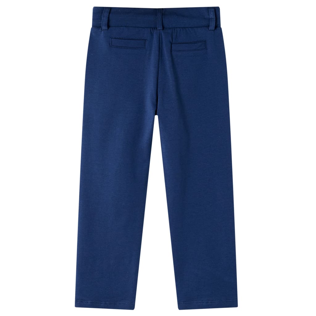 Vidaxl Kinderbroek avec cordonnage 92 bleu marine
