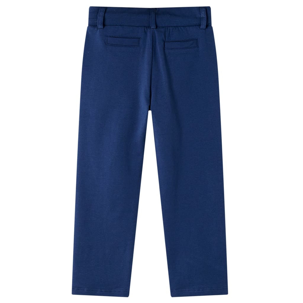 Vidaxl Kinderbroek avec cordonnage 104 bleu marine