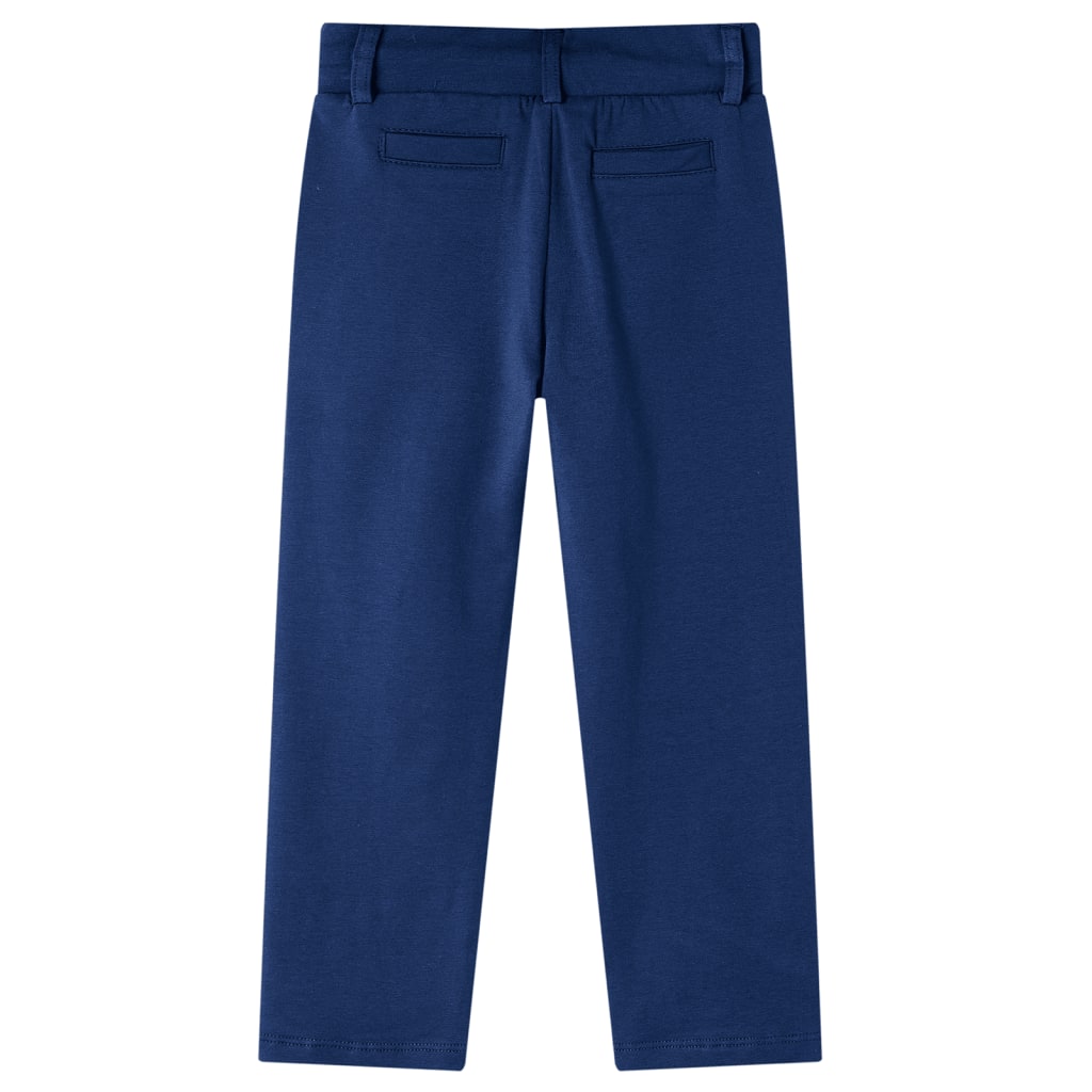Vidaxl Kinderbroek avec cordonnage 116 bleu marine