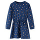 Vidaxl Robe pour enfants à manches longues 104 bleu marine