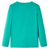 Vidaxl Child's Shirt à manches longues 128 vert vif