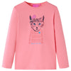 Vidaxl Children's Shirt à manches longues 104 rose
