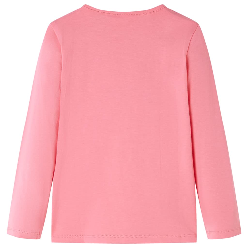 Vidaxl Child's Shirt à manches longues 140 rose