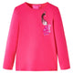 Vidaxl Child's Shirt à manches longues 128 rose vif