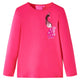Vidaxl Child's Shirt à manches longues 140 rose vif