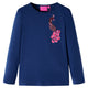 Vidaxl Child's Shirt à manches longues 116 bleu marine
