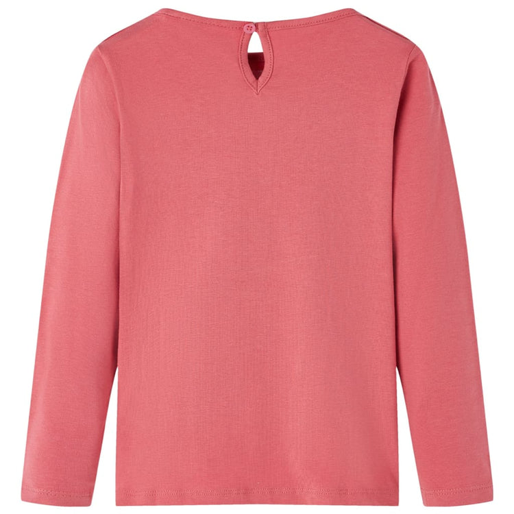 Vidaxl Children's Shirt à manches longues 128 vieux rose