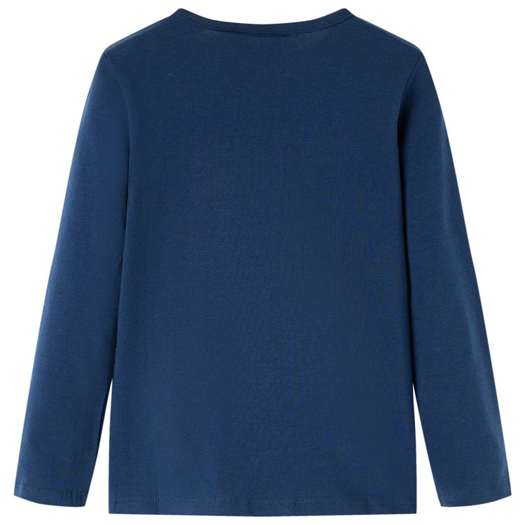 Vidaxl Child's Shirt à manches longues 92 bleu marine