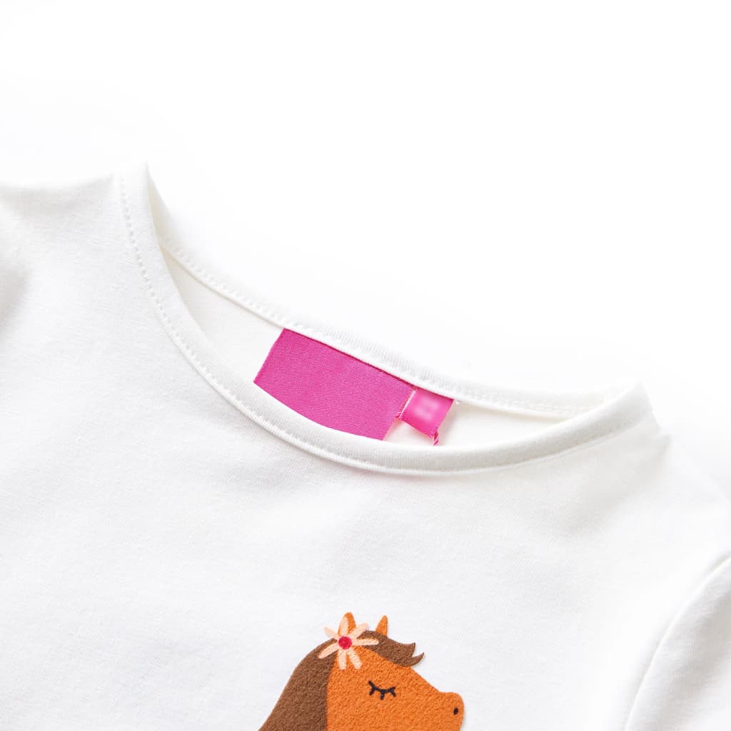 Vidaxl Child's Shirt à manches longues 140 Ecrukluig
