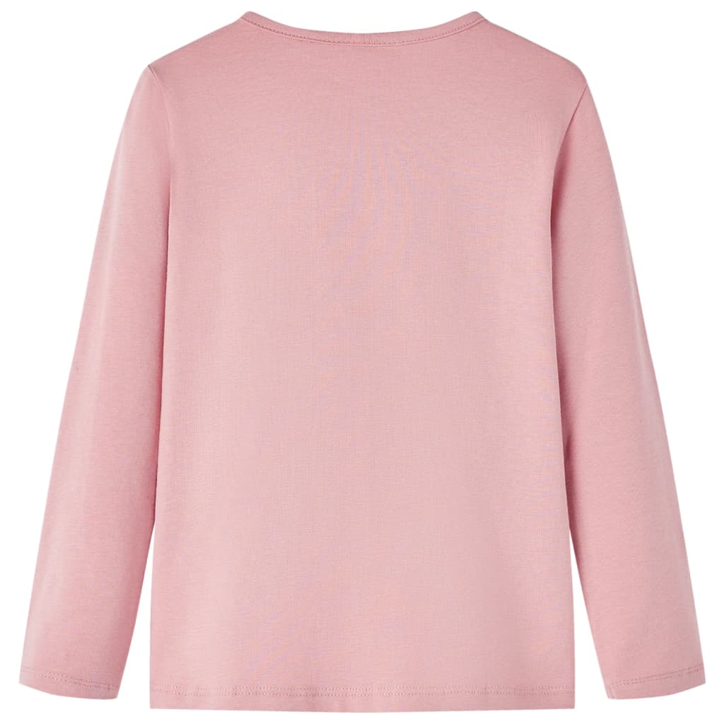Vidaxl Child's Shirt à manches longues 140 rose clair