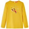 Vidaxl Child's Shirt à manches longues 116 Ochère foncé coloré