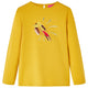 Vidaxl Child's Shirt à manches longues 128 Ochère foncé coloré