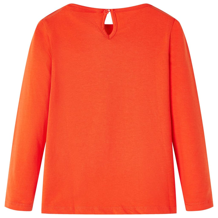 Vidaxl Children's Shirt à manches longues 92 Donkeroranje