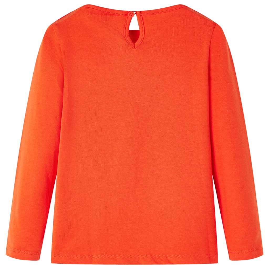 Vidaxl Children's Shirt à manches longues 104 Donkeroranje