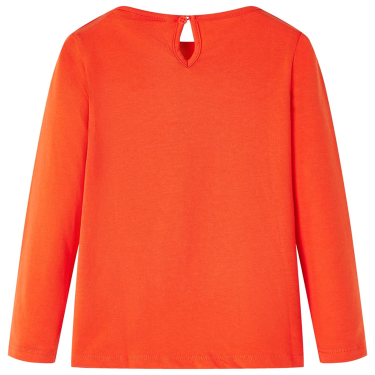 Vidaxl Children's Shirt à manches longues 104 Donkeroranje