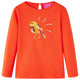 Vidaxl Child's Shirt with Long Manches 116 Donkeroranje